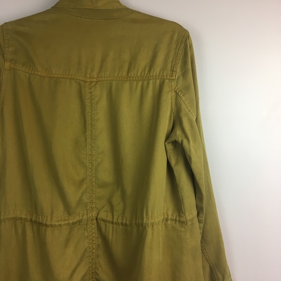 Max Jeans Drape Front Jacket M Mustard - Picture 5 of 8